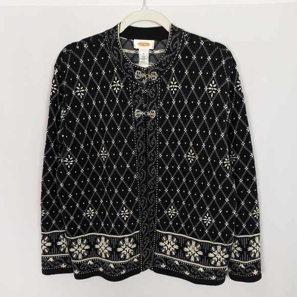 Talbots Sweaters - Talbots Nordic Fair Isle Knit Cardigan M